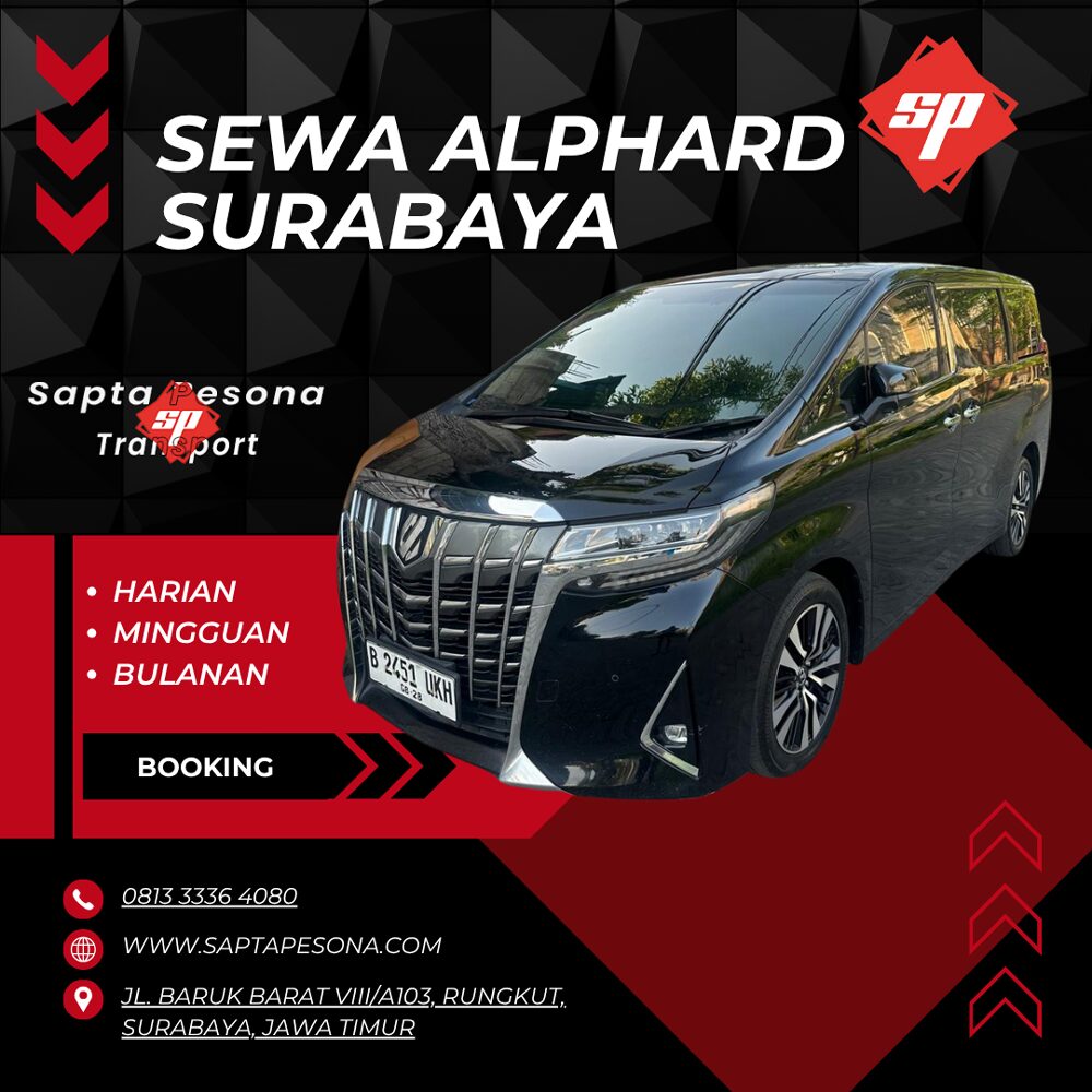 harga sewa alphard surabaya