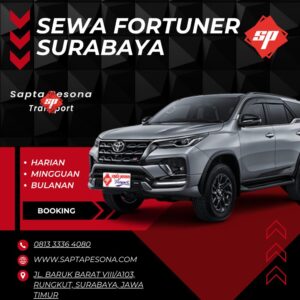 sewa fortuner surabaya