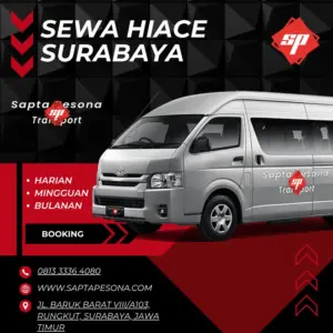 sewa rental mobil hiace surabaya