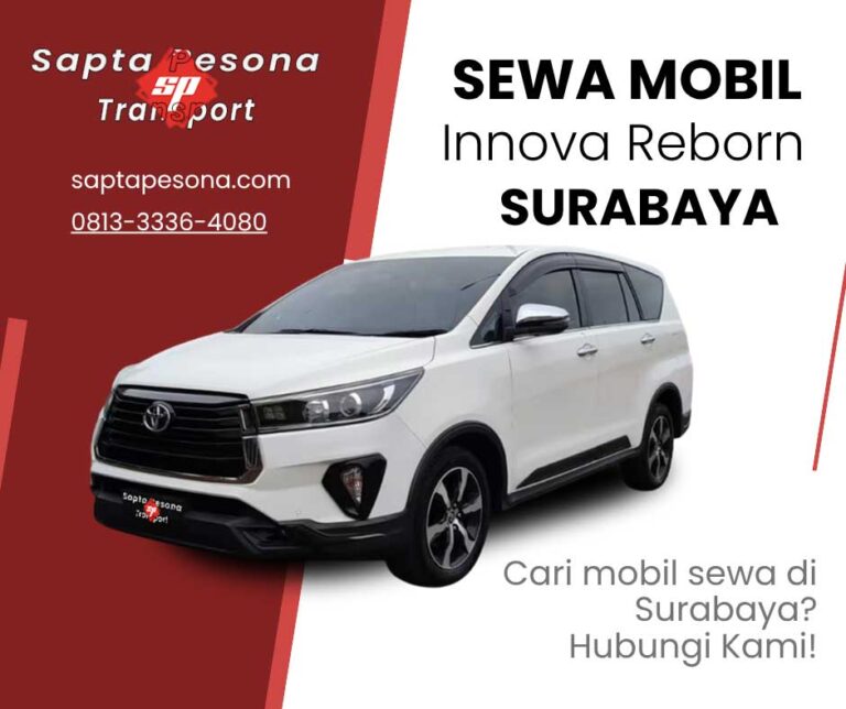 sewa innova reborn harian surabaya