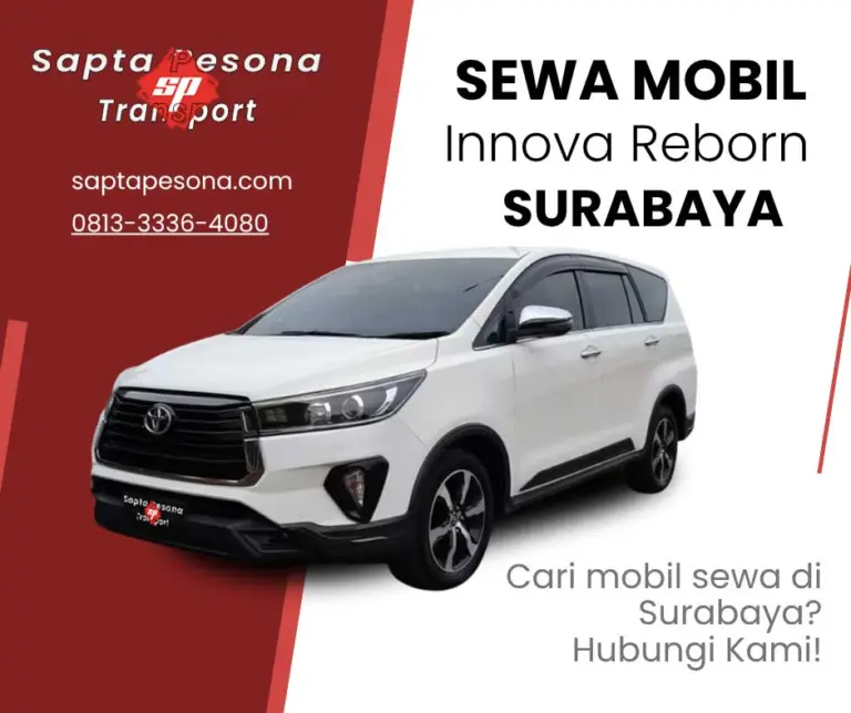 sewa innova reborn harian surabaya