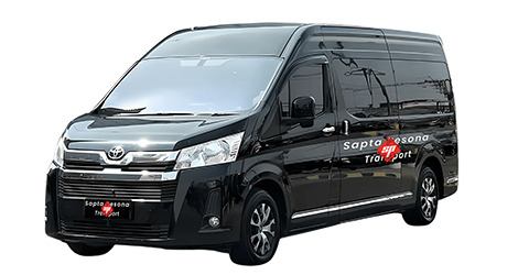 sewa mobil hiace luxury sapta pesona transport surabaya