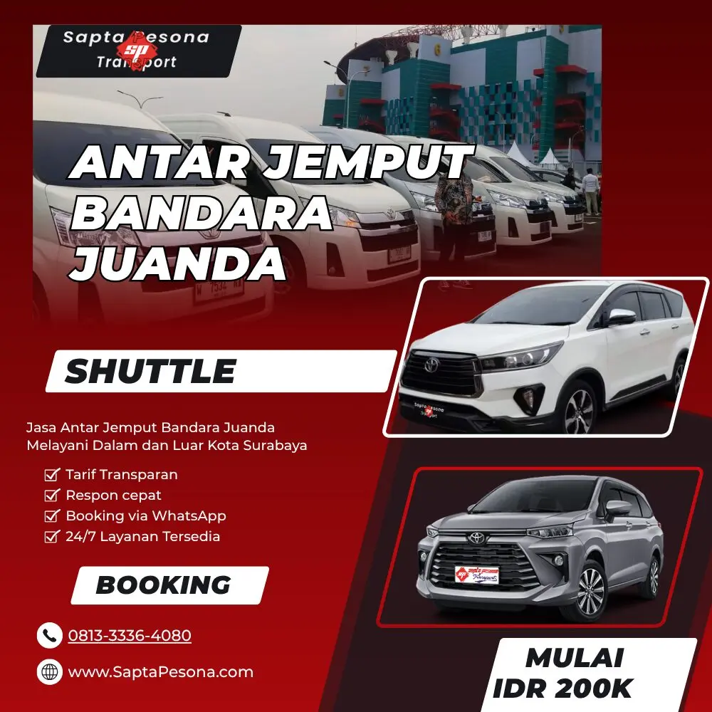 antar jemput bandara surabaya