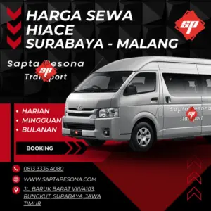 harga sewa hiace surabaya malang