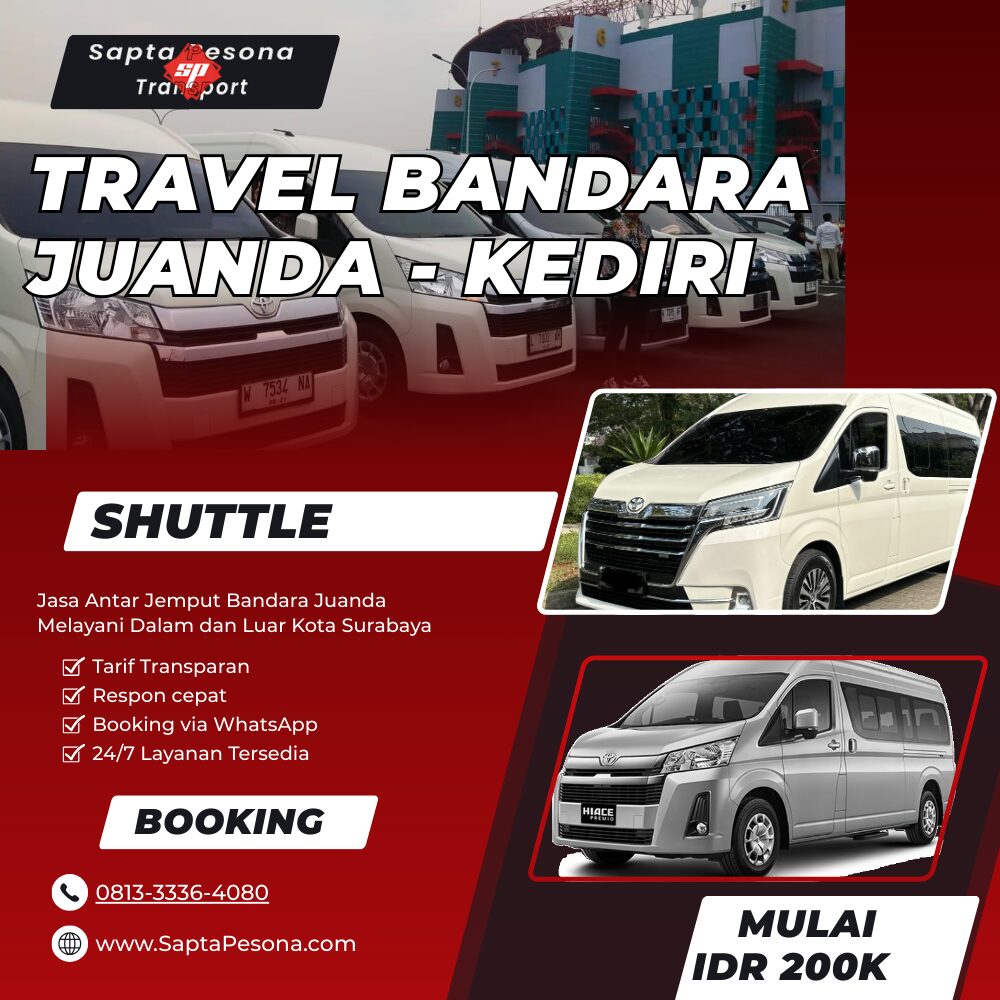travel bandara juanda kediri